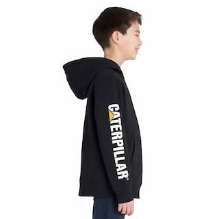 Foto 4 | Sudadera Caterpillar Boys Cat Hoodie Negra para Niño