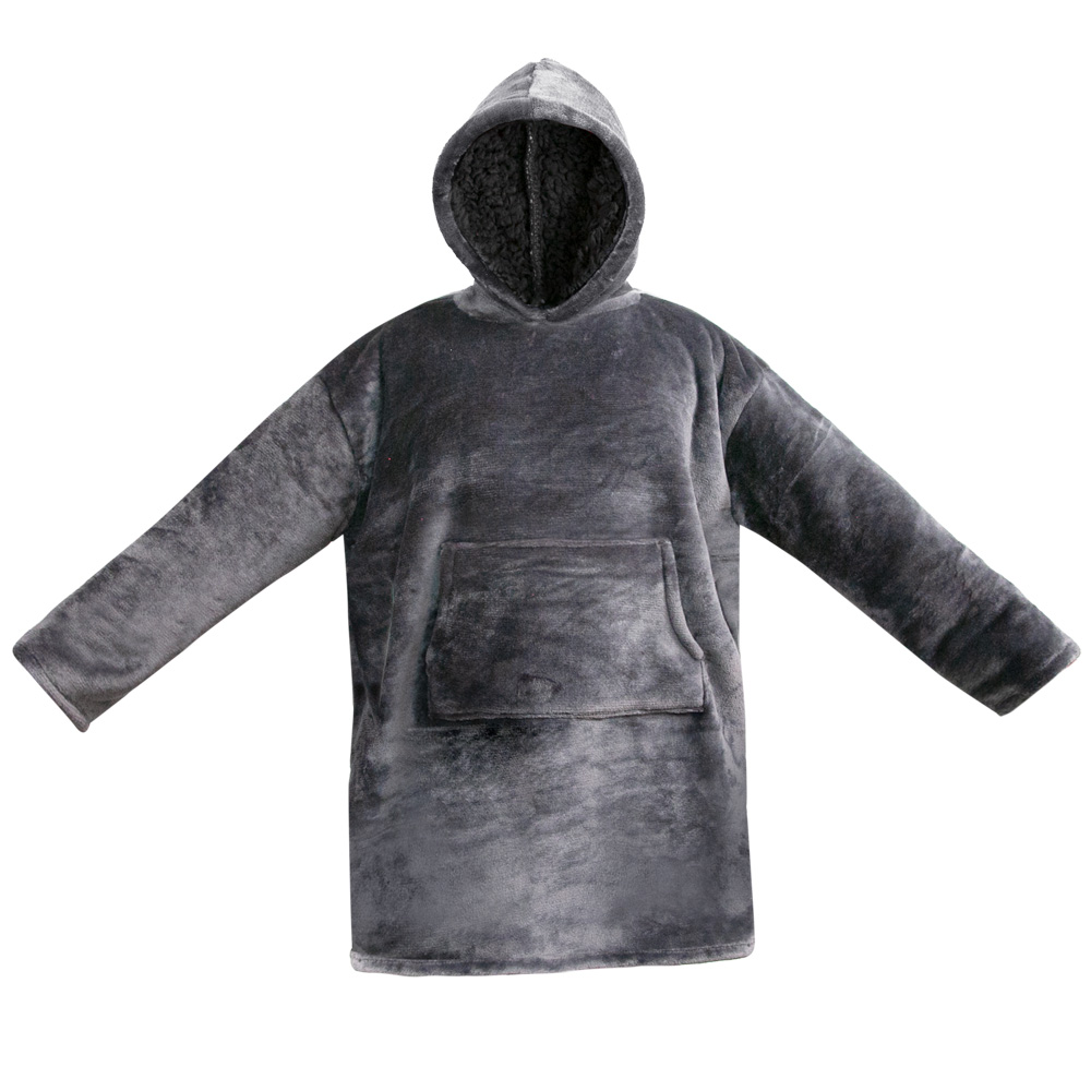 Sudadera Oversize Elefantito Hogar Gris para Niño