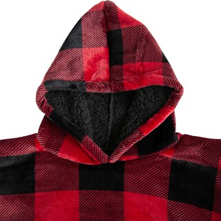 Foto 2 | Sudadera Oversize Elefantito Hogar Roja con Negro para Niño