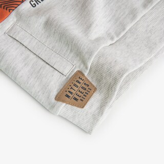 Foto 5 | Sudadera de Felpa Boboli Naranja con Capucha para Niño