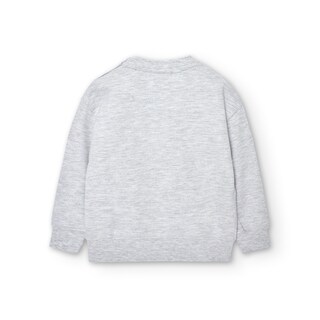 Foto 4 | Sudadera de Felpa Boboli Gris Vigoré para Niño