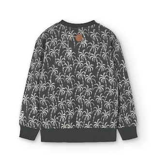 Foto 4 | Sudadera de Felpa Boboli con Estampado Palmeras para Niño
