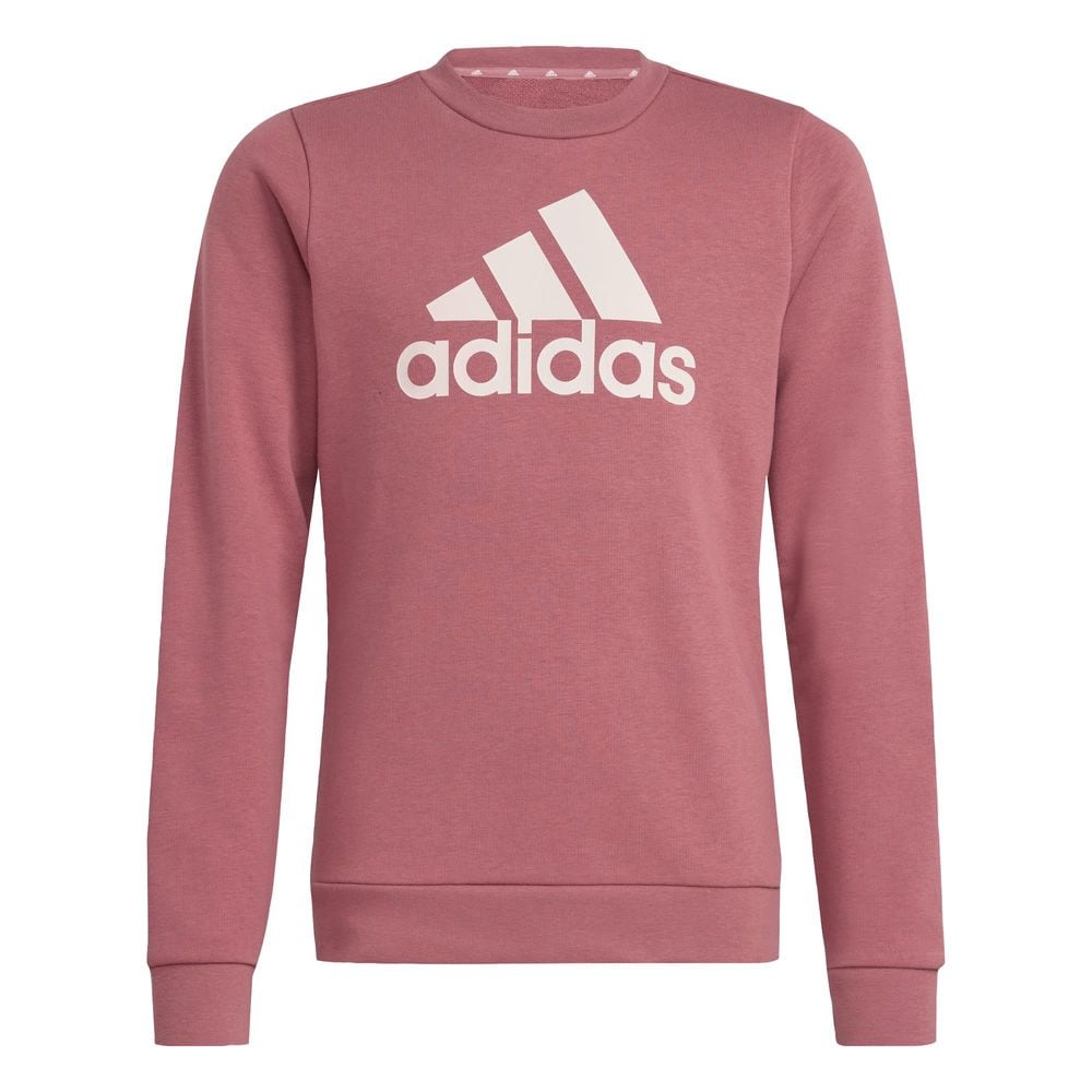 Sudadera Essentials Logo Grande Algodón Adidas Rojo Niños $296