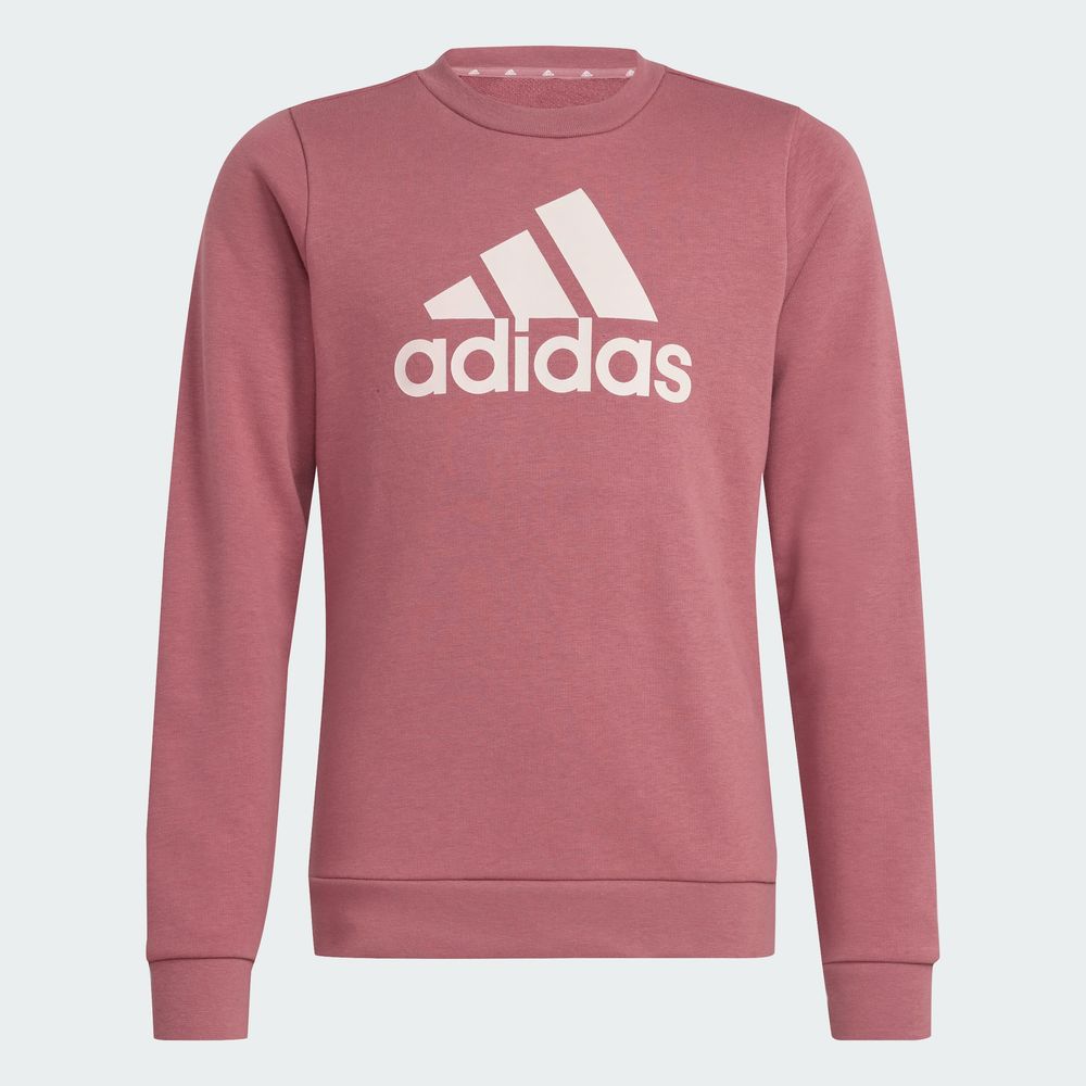 Foto 4 pulgar | Sudadera Essentials Logo Grande Algodón Adidas Rojo Niños