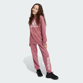Foto 6 | Sudadera Essentials Logo Grande Algodón Adidas Rojo Niños