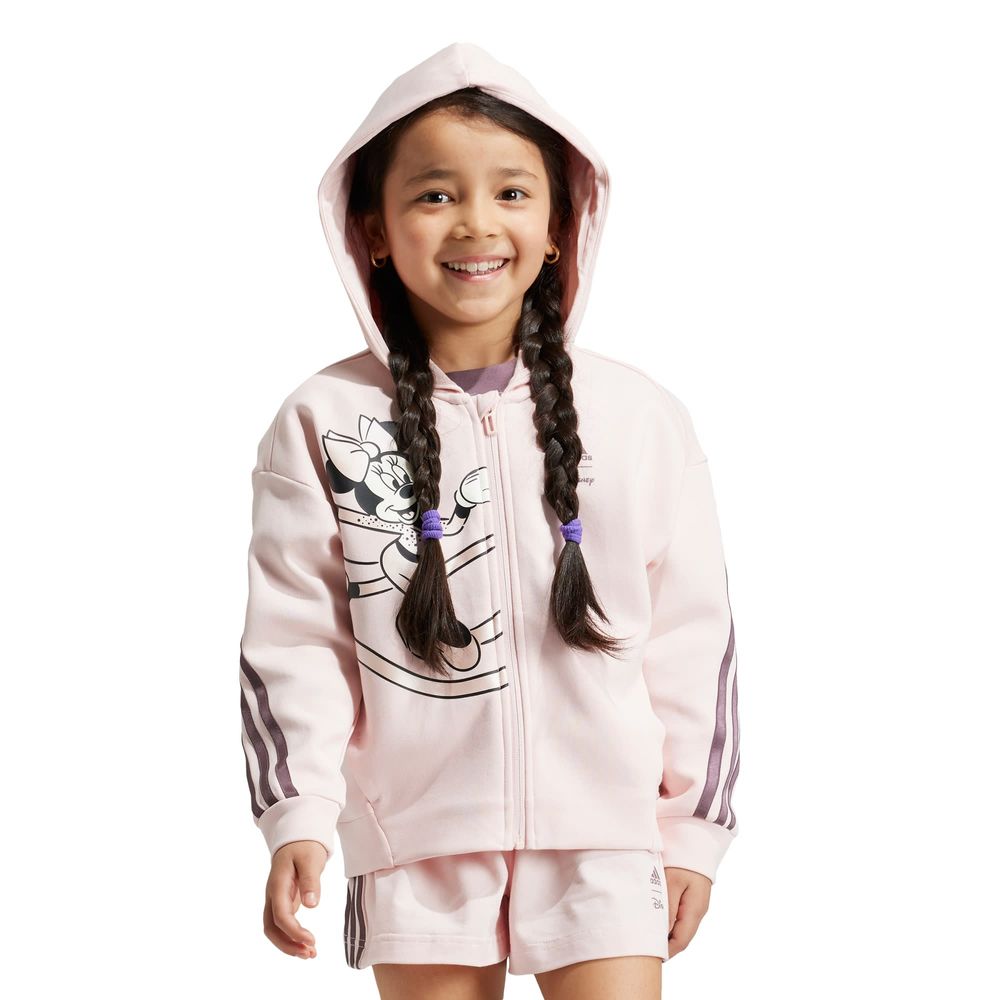 Foto 3 pulgar | Chamarra Deportiva Adidas Disney Minnie & Daisy Adidas Rosa Niños