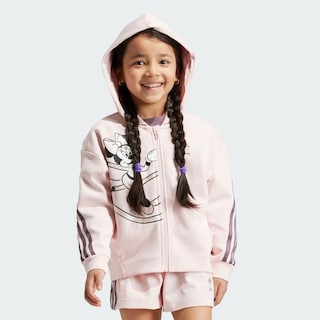 Foto 4 | Chamarra Deportiva Adidas Disney Minnie & Daisy Adidas Rosa Niños