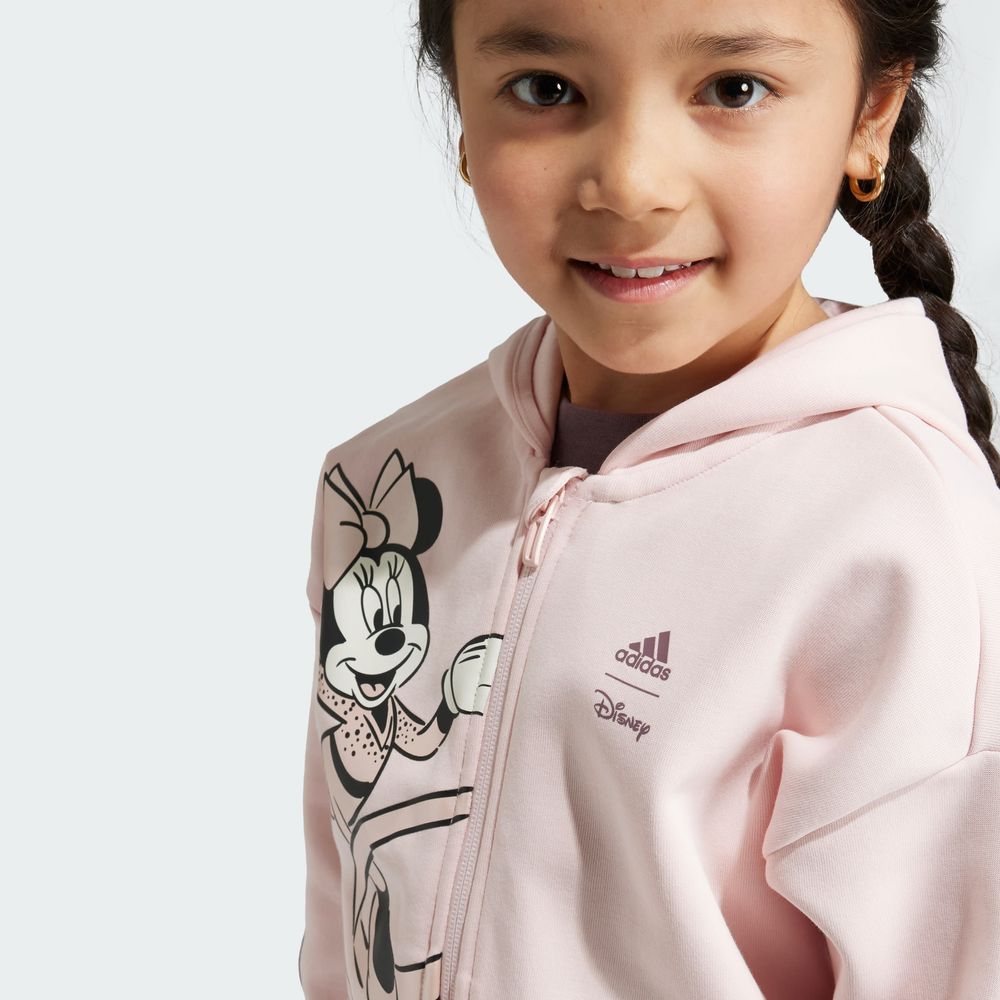 Foto 8 pulgar | Chamarra Deportiva Adidas Disney Minnie & Daisy Adidas Rosa Niños