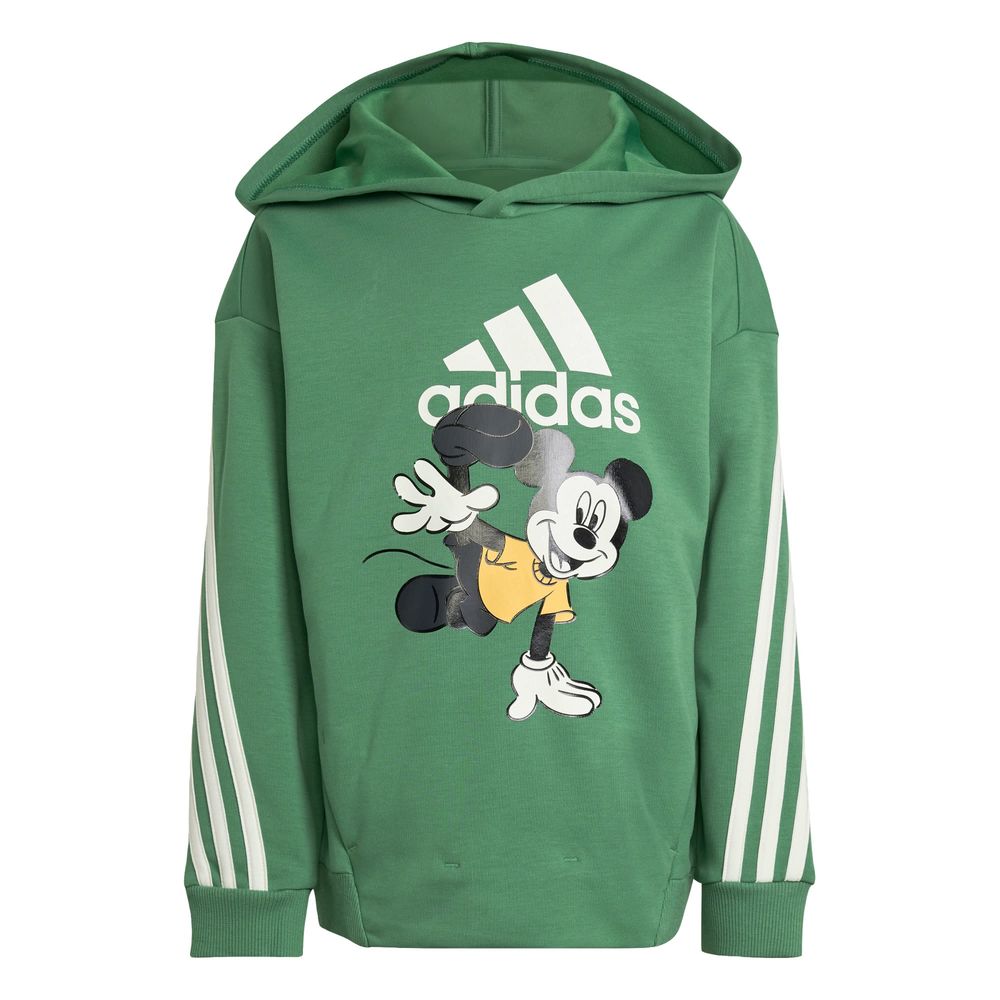 Foto 2 pulgar | Sudadera Disney Mickey Mouse Adidas Verde Niños