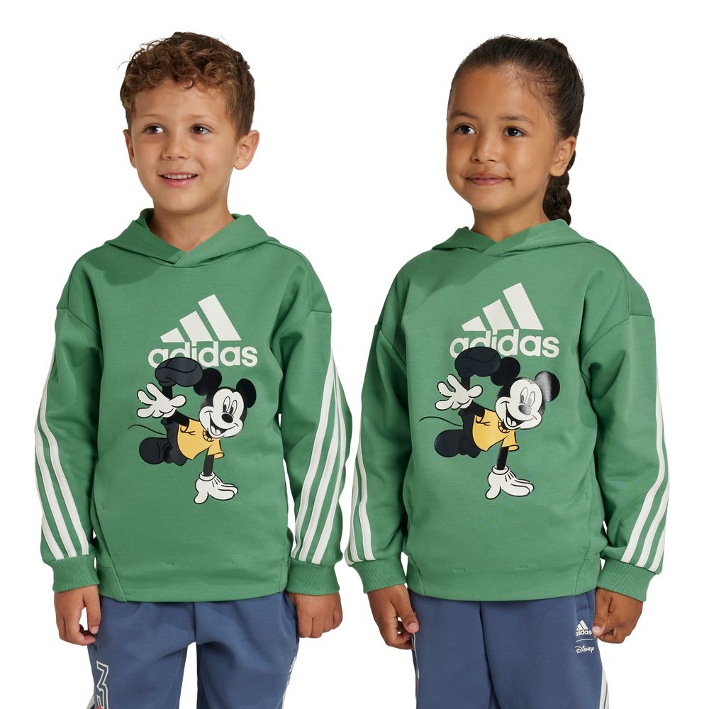 Foto 3 | Sudadera Disney Mickey Mouse Adidas Verde Niños
