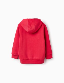 Foto 3 | Sudadera Perchada con Capucha Zippy Rojo Zy Paris para Niño