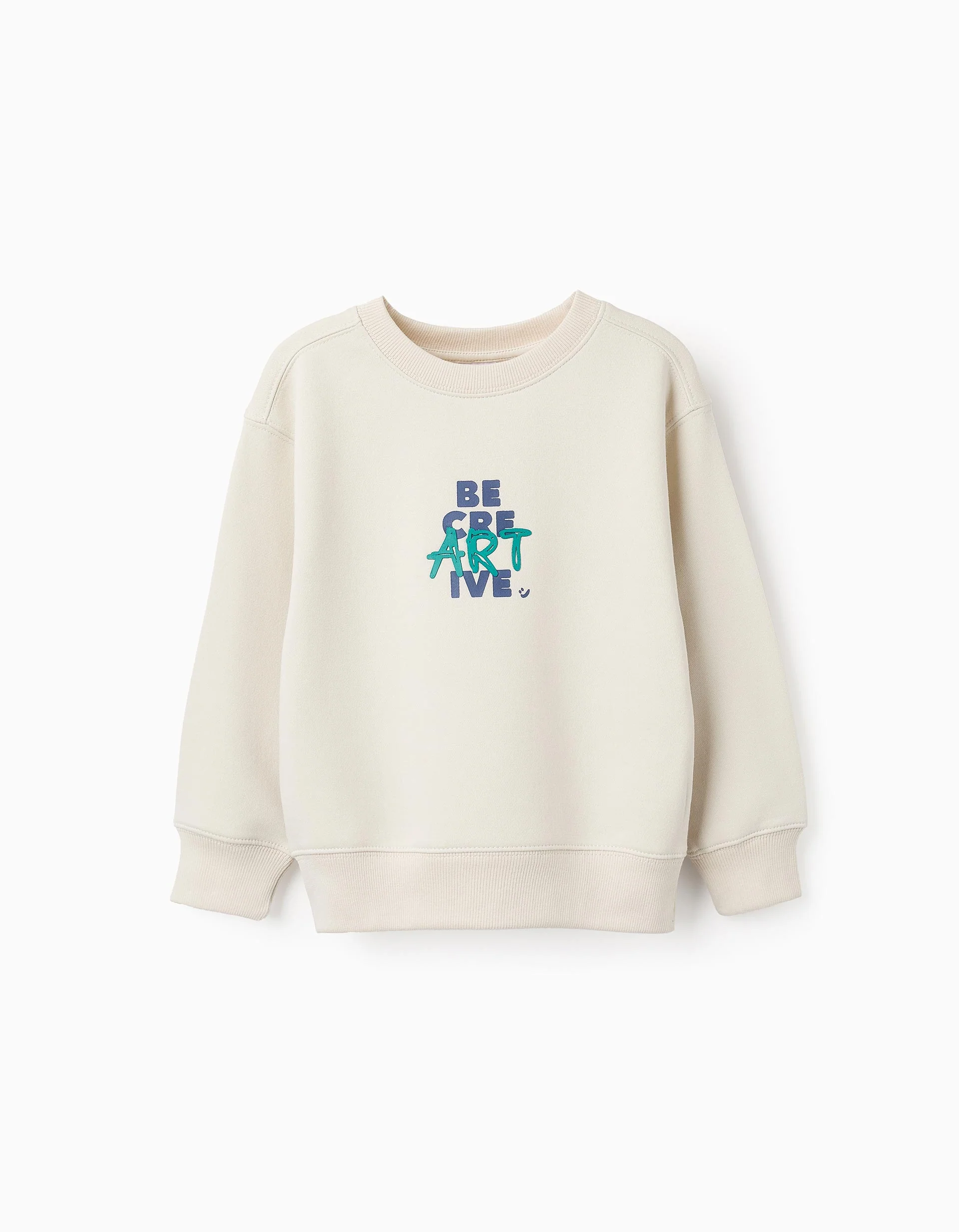 Sudadera Perchada para Niño Creartive Beige Zippy