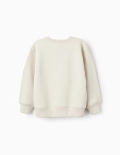 Foto 2 | Sudadera Perchada para Niño Creartive Beige Zippy