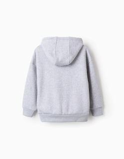 Foto 4 | Sudadera Efecto Térmico Zippy Art Gris para Niño