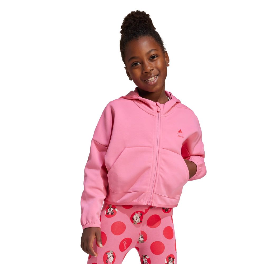 Foto 2 | Chamarra Adidas Minnie Mouse Rosa para Niña