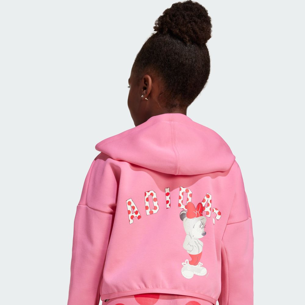 Foto 8 pulgar | Chamarra Adidas Minnie Mouse Rosa para Niña