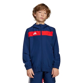 Foto 2 | Sudadera con Gorro Tiro 25 Essentials Woven Adidas Azul para Niños