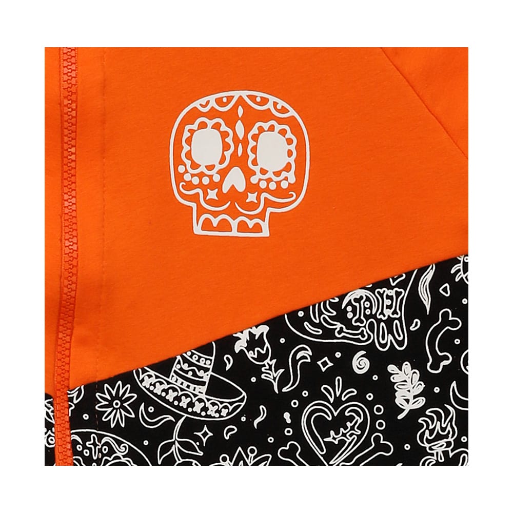 Foto 4 pulgar | Sudadera Audaz Para Niño En Algodón Negro Con Estampado De Calaveras