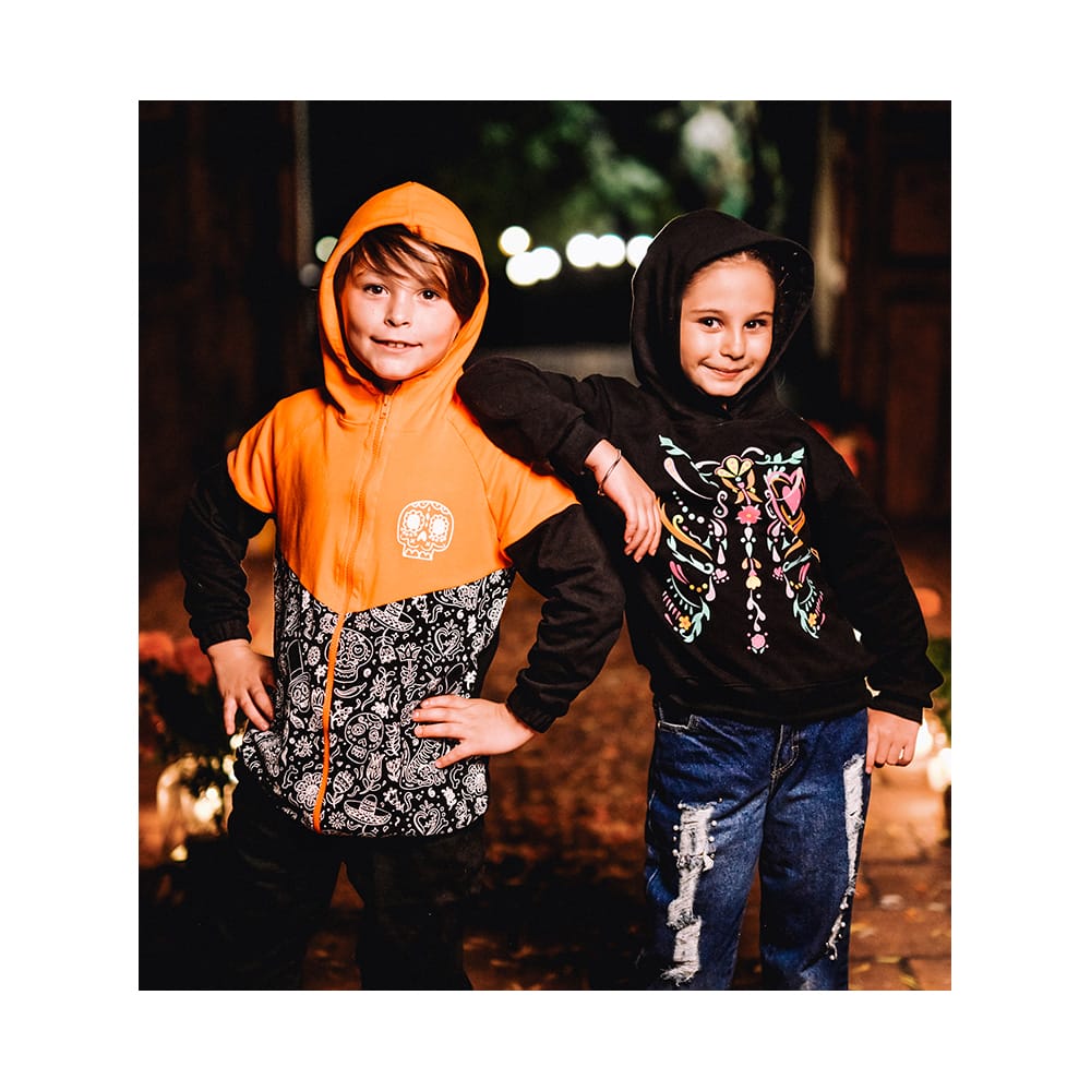 Foto 5 pulgar | Sudadera Audaz Para Niño En Algodón Negro Con Diseño Ido
