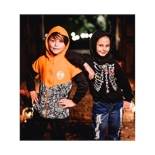Foto 4 | Sudadera Audaz Para Niño En Algodón Negro Con Diseño Ido