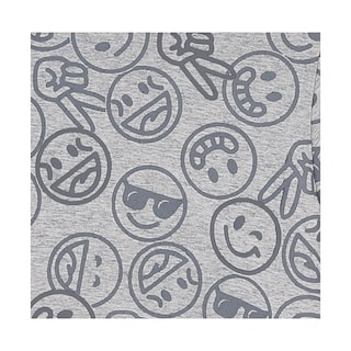 Foto 2 | Sudadera Audaz Para Niño Poliéster Gris Con Estampado De Emojis