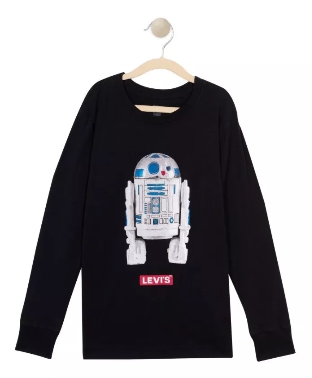 Foto 2 pulgar | Playera Junior Star Wars R2-d2 Levi's Manga Larga