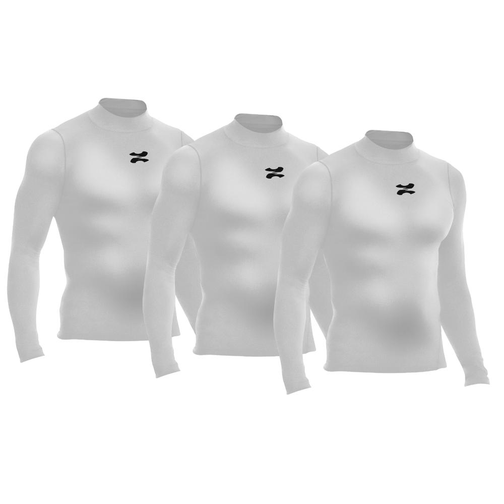 Foto 2 pulgar | Playera Deportiva Manga Larga Zapari color Blanco para Niños 3 Piezas