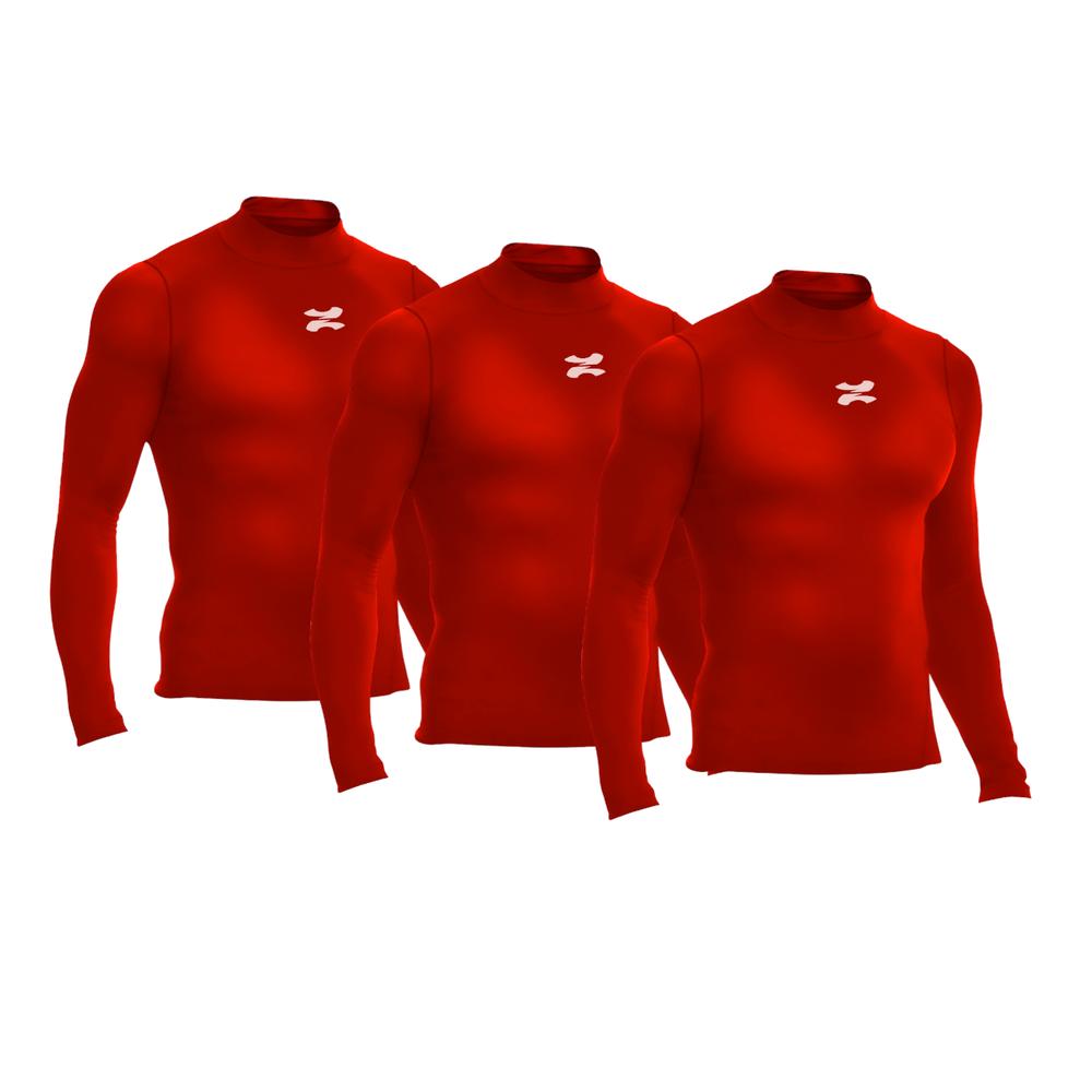 Foto 2 pulgar | Playera Deportiva Manga Larga Zapari color Rojo para Niños 3 Piezas