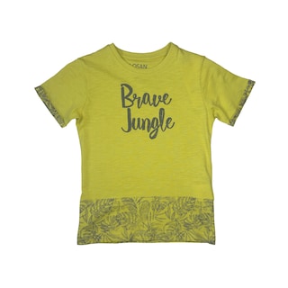 Foto 1 | Playera Losan Manga Corta Verde Brave Jungle para Niño