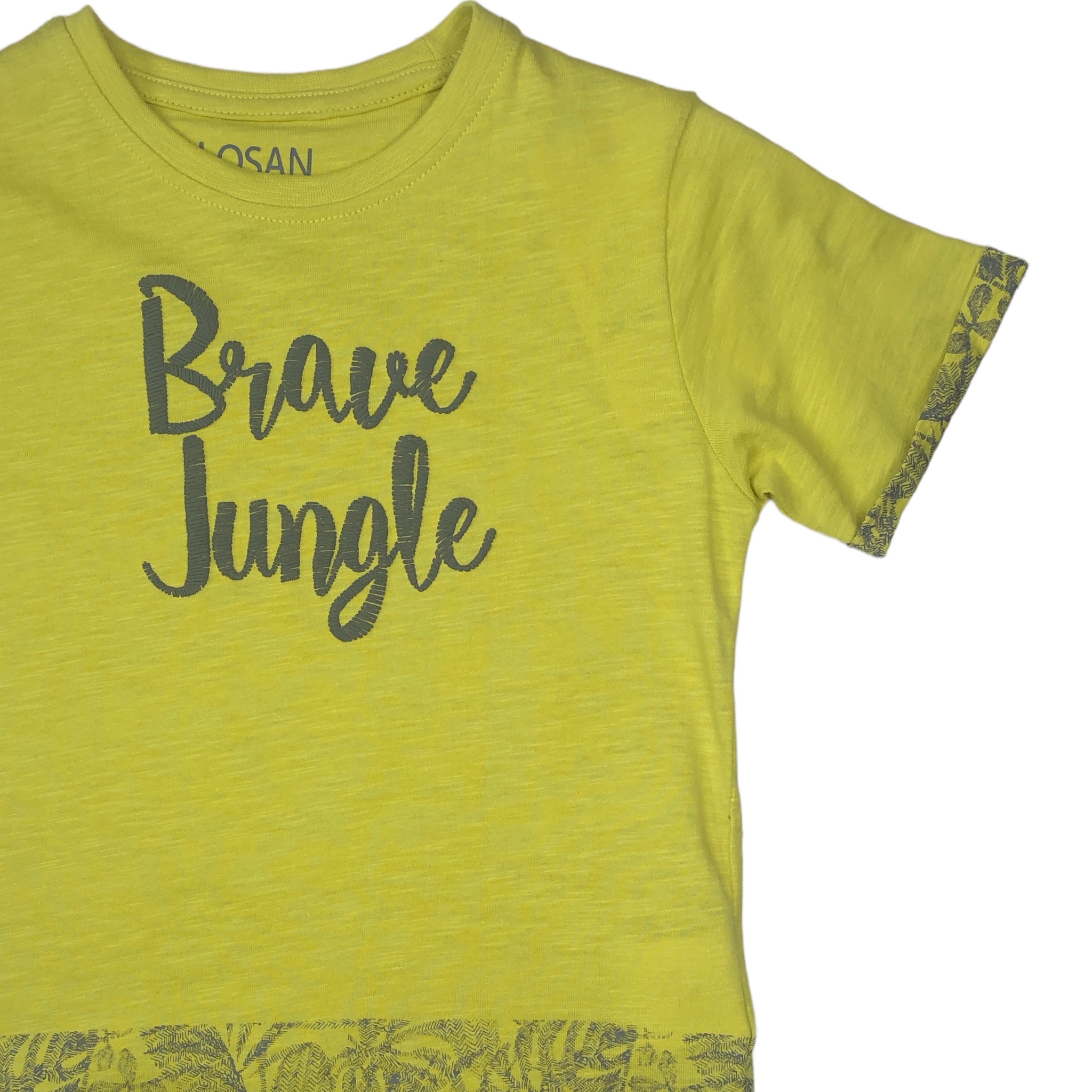 Foto 2 | Playera Losan Manga Corta Verde Brave Jungle para Niño