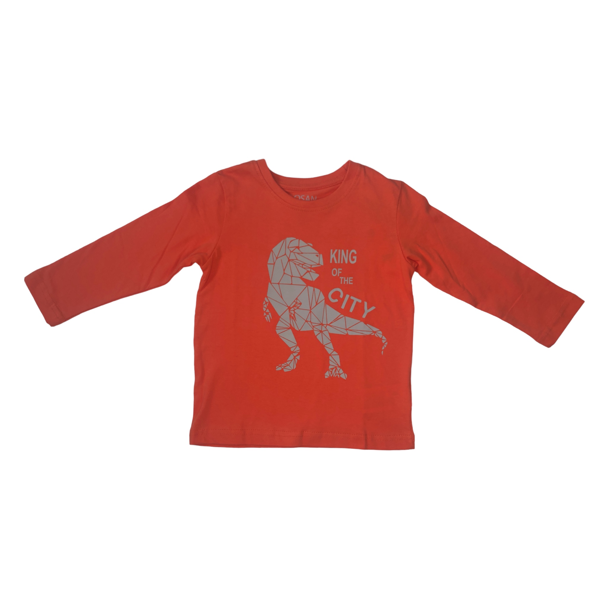 Foto 2 pulgar | Playera para Niño Losan Rex King Of The City color Naranja