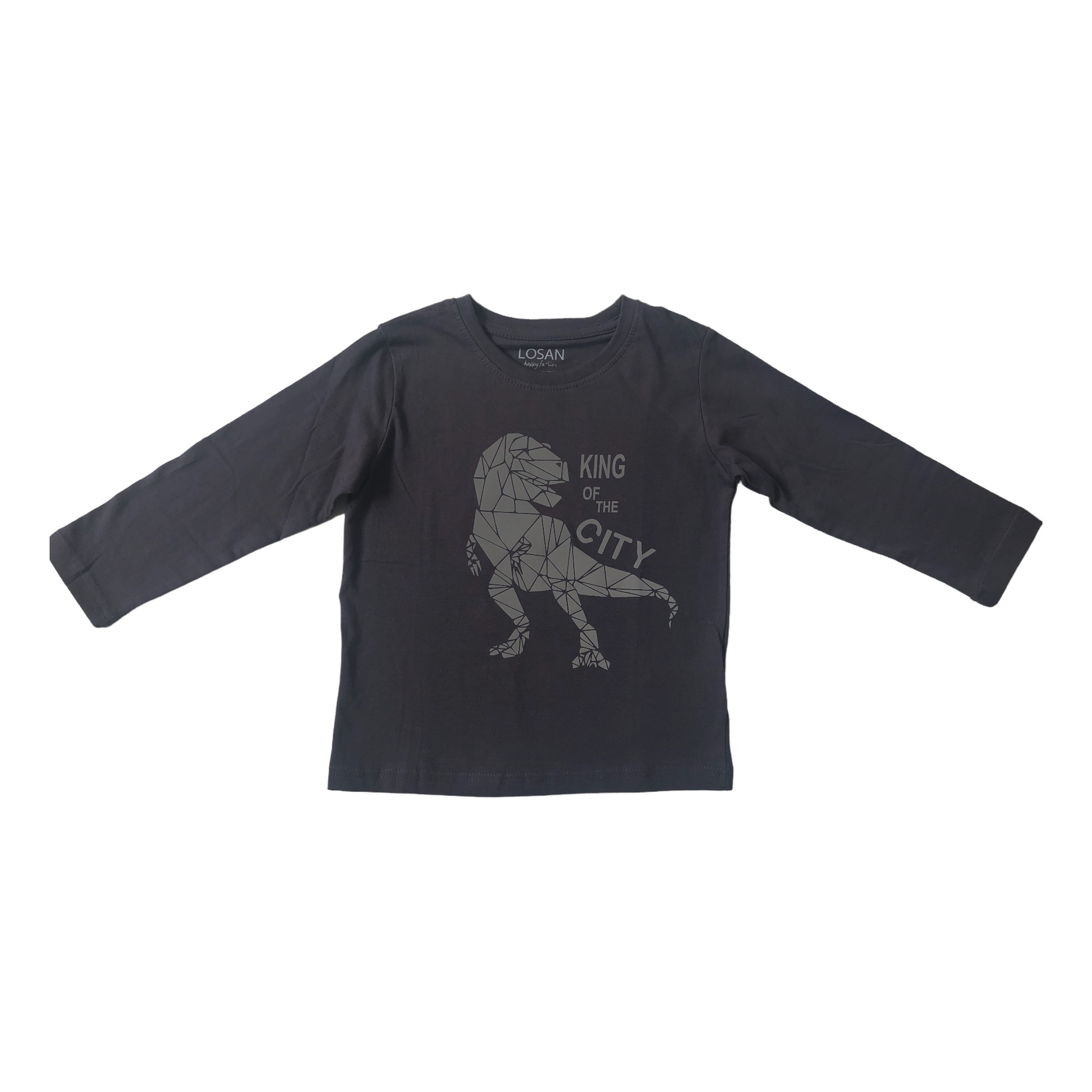 Playera Rex Losan King Of The City Gris para Niño