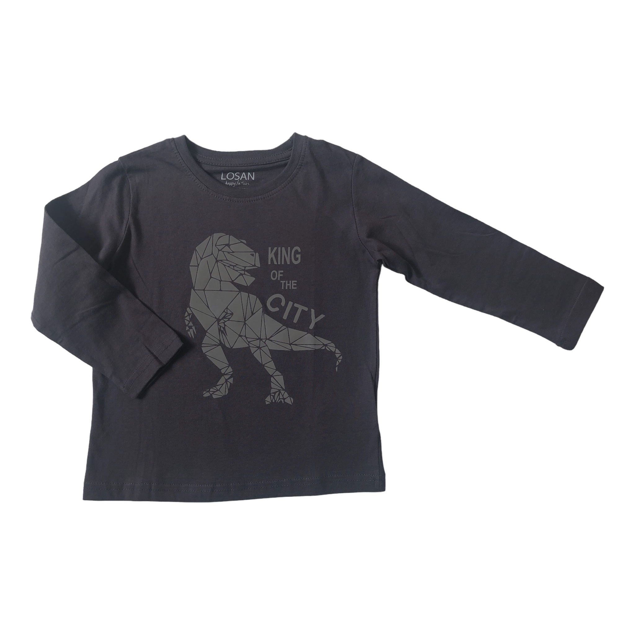 Foto 3 pulgar | Playera Rex Losan King Of The City Gris para Niño