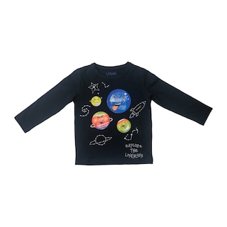 Foto 1 | Playera con Diseños de Planetas Losan para Niño