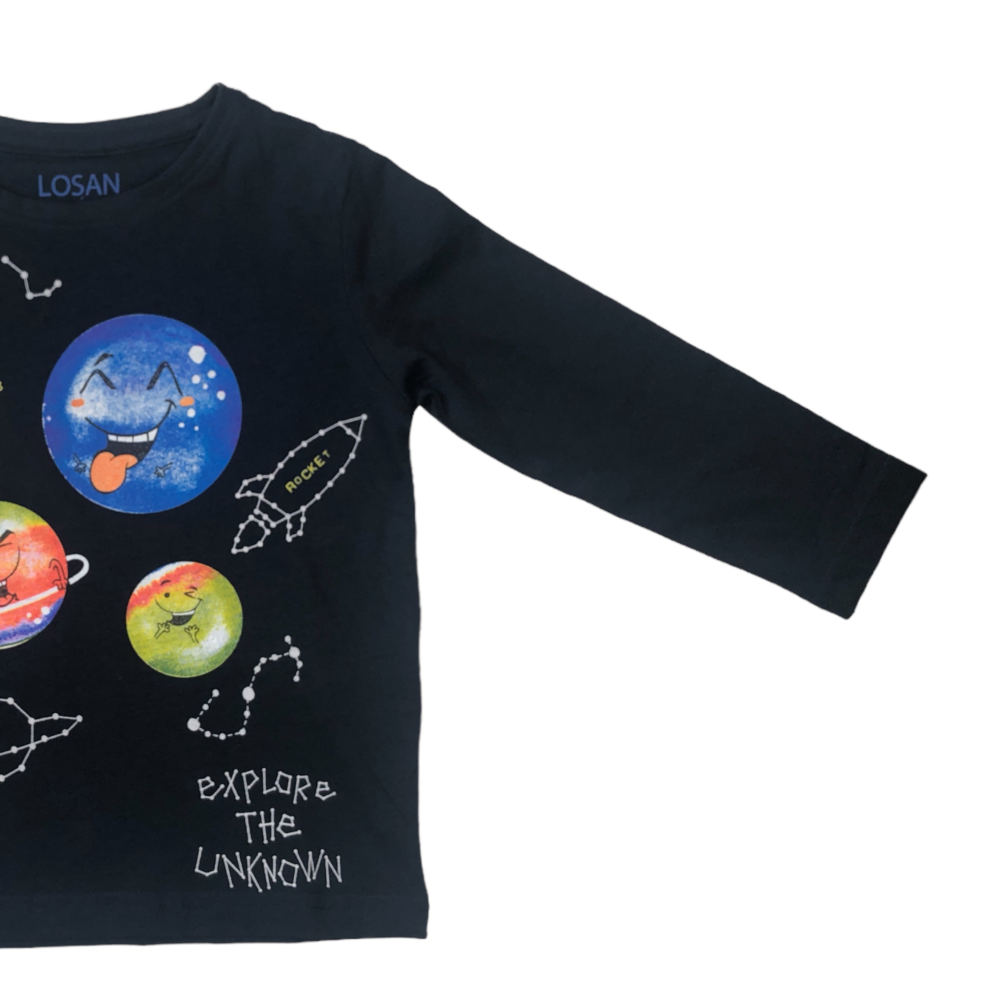 Foto 3 pulgar | Playera con Diseños de Planetas Losan para Niño