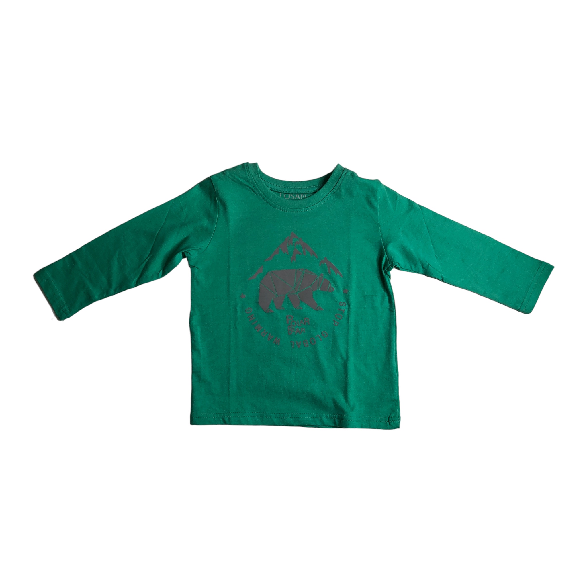 Foto 3 pulgar | Playera Losan Polar Bear 025-1206ALVER Verde para Niño