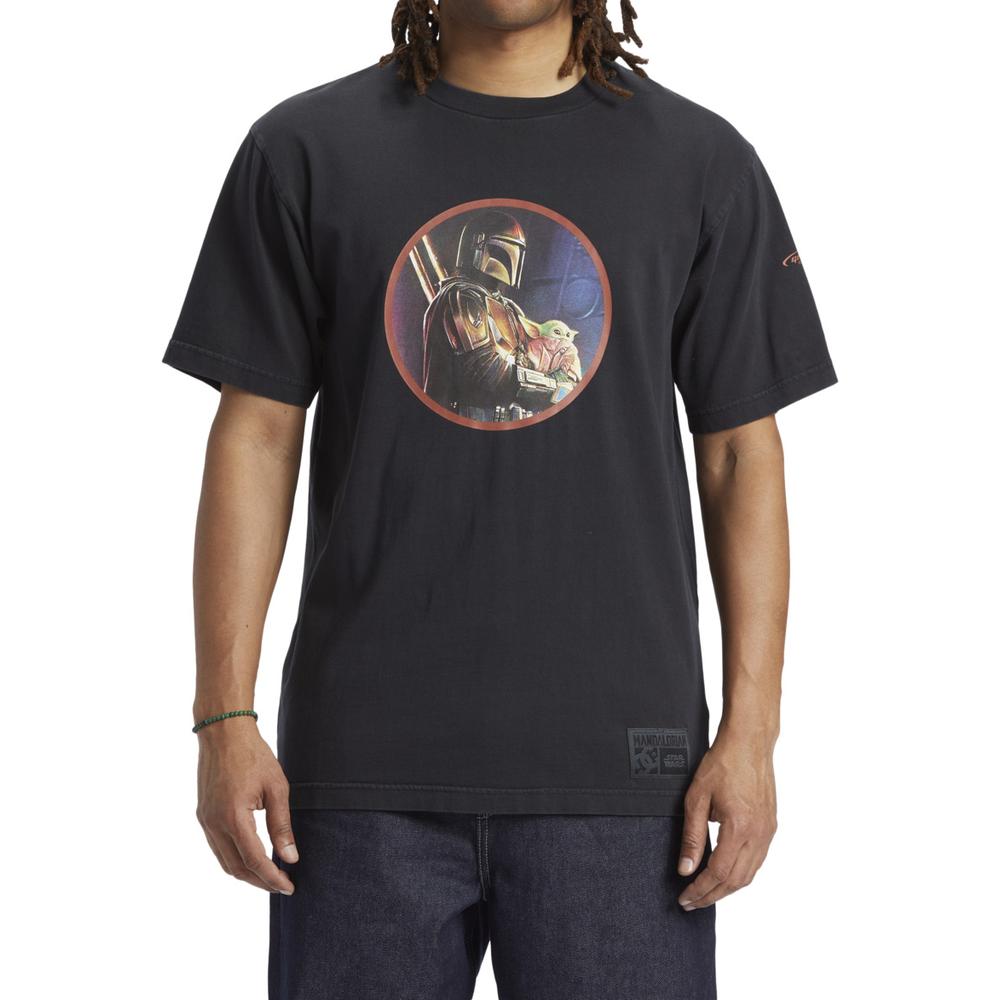 Foto 2 pulgar | Playera DC Shoes Mando and Child The Mandalorian Negra