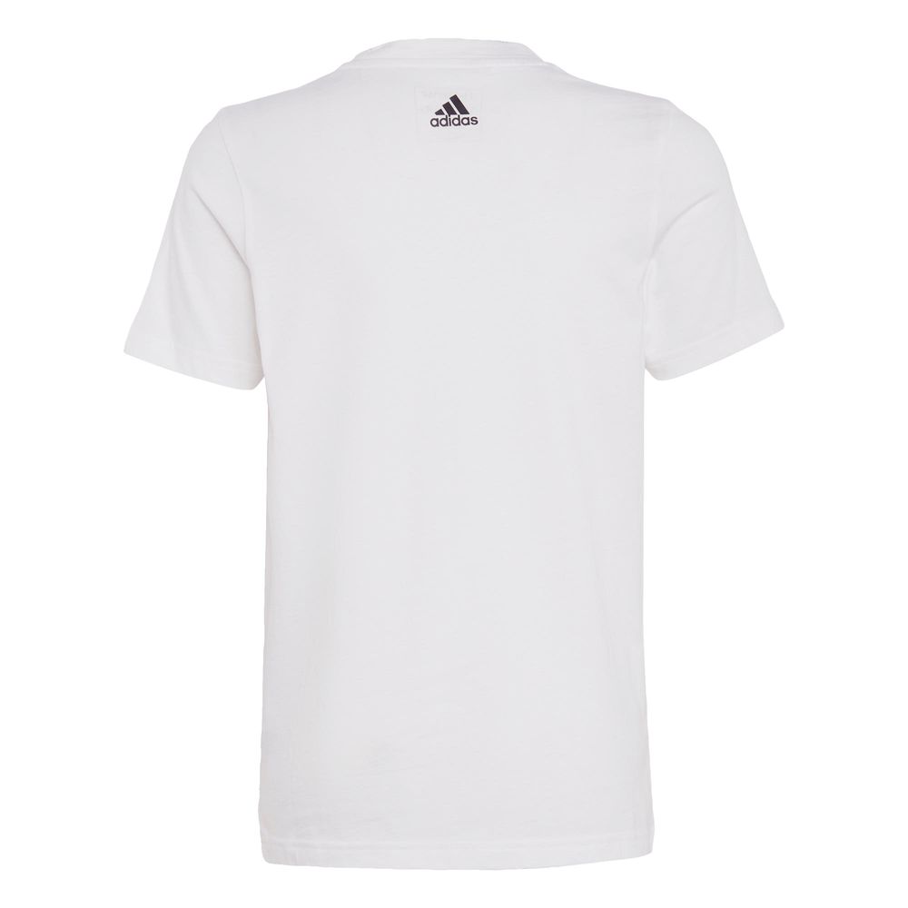 Foto 3 pulgar | Playera Adidas Essentials Blanca para Niño