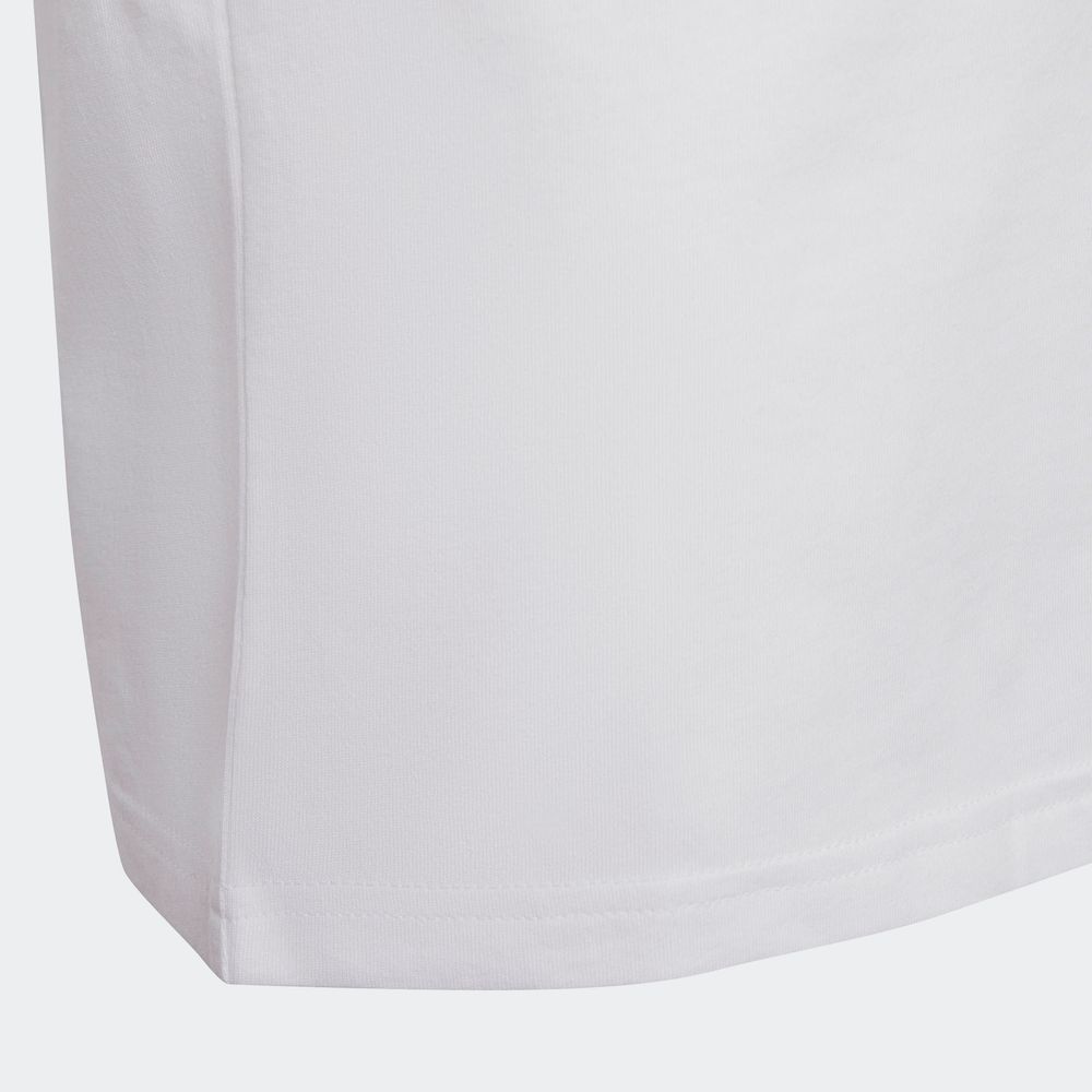 Foto 9 pulgar | Playera Adidas Essentials Blanca para Niño