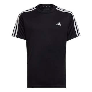 Foto 1 | Playera Train Essentials Aeroready 3 Franjas Ajuste Clásico Adidas Negro para Niños