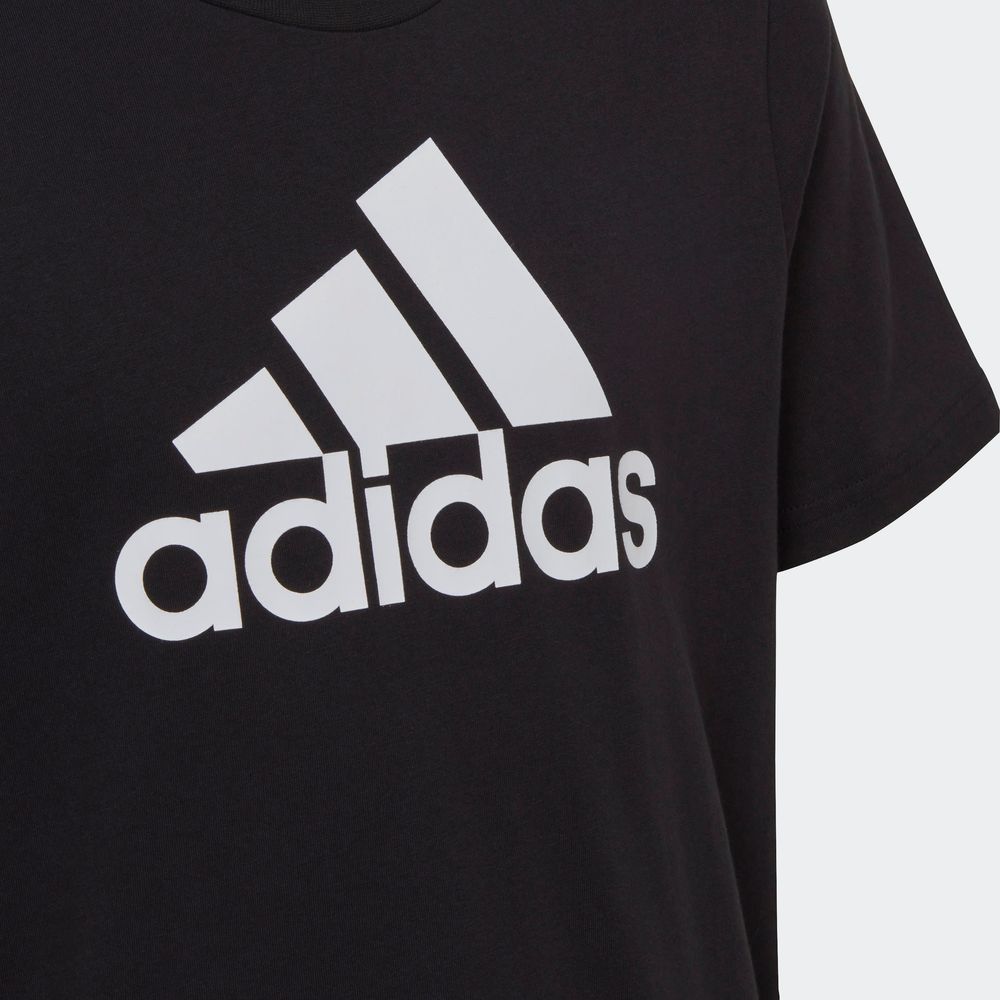 Foto 9 pulgar | Playera Adidas Negra para Niño