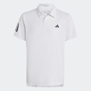 Foto 3 | Playera Polo Adidas Club de Tenis 3 Franjas Blanca para Niño