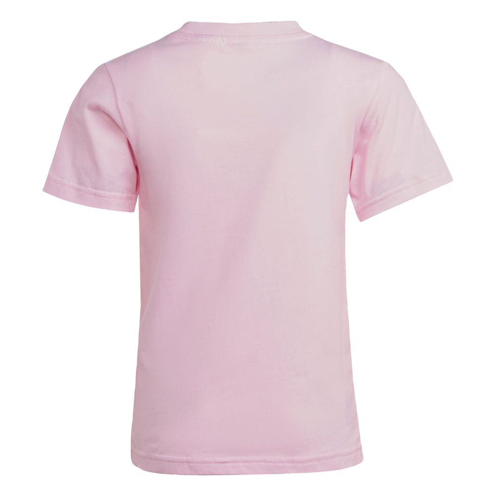 Foto 2 | Playera Essentials 3 Franjas Algodón Adidas Rosa para Niños