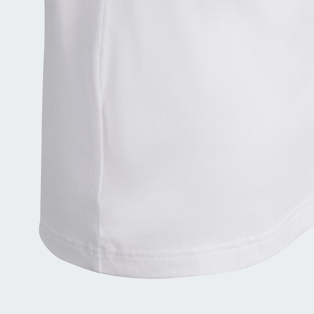 Foto 9 pulgar | Playera Adidas Future Icons 3 Franjas Blanca para Niños