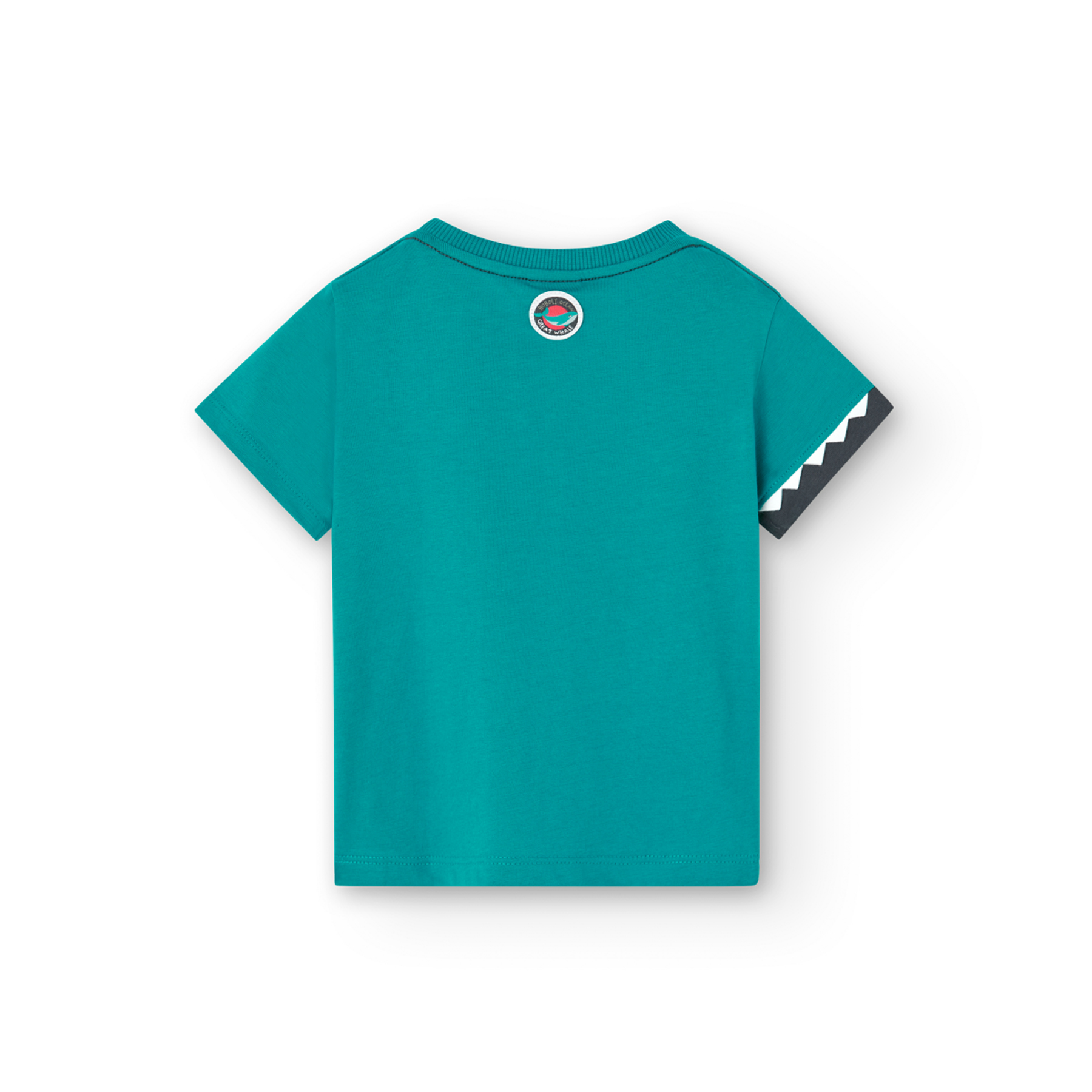 Foto 4 pulgar | Playera de Punto Boboli Azul Estampado Tiburón para Niño