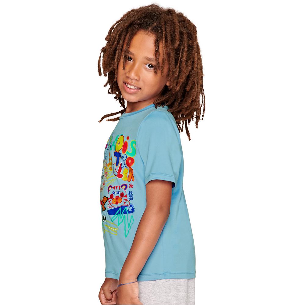 Foto 3 pulgar | Playera Distroller Ilusión Azul para Niño