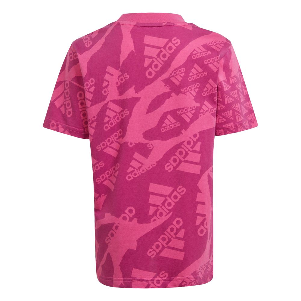Foto 2 | Playera Adidas Essentials Rosa para Niño