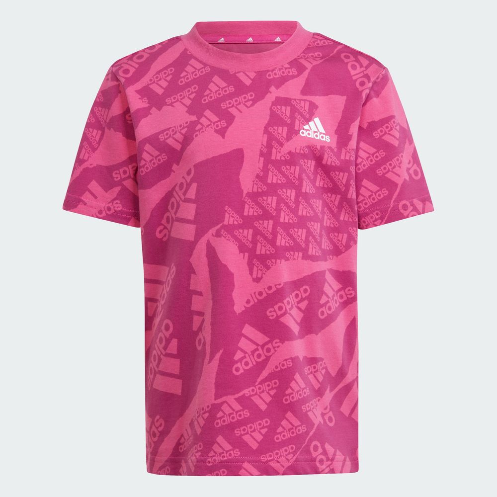 Foto 3 | Playera Adidas Essentials Rosa para Niño