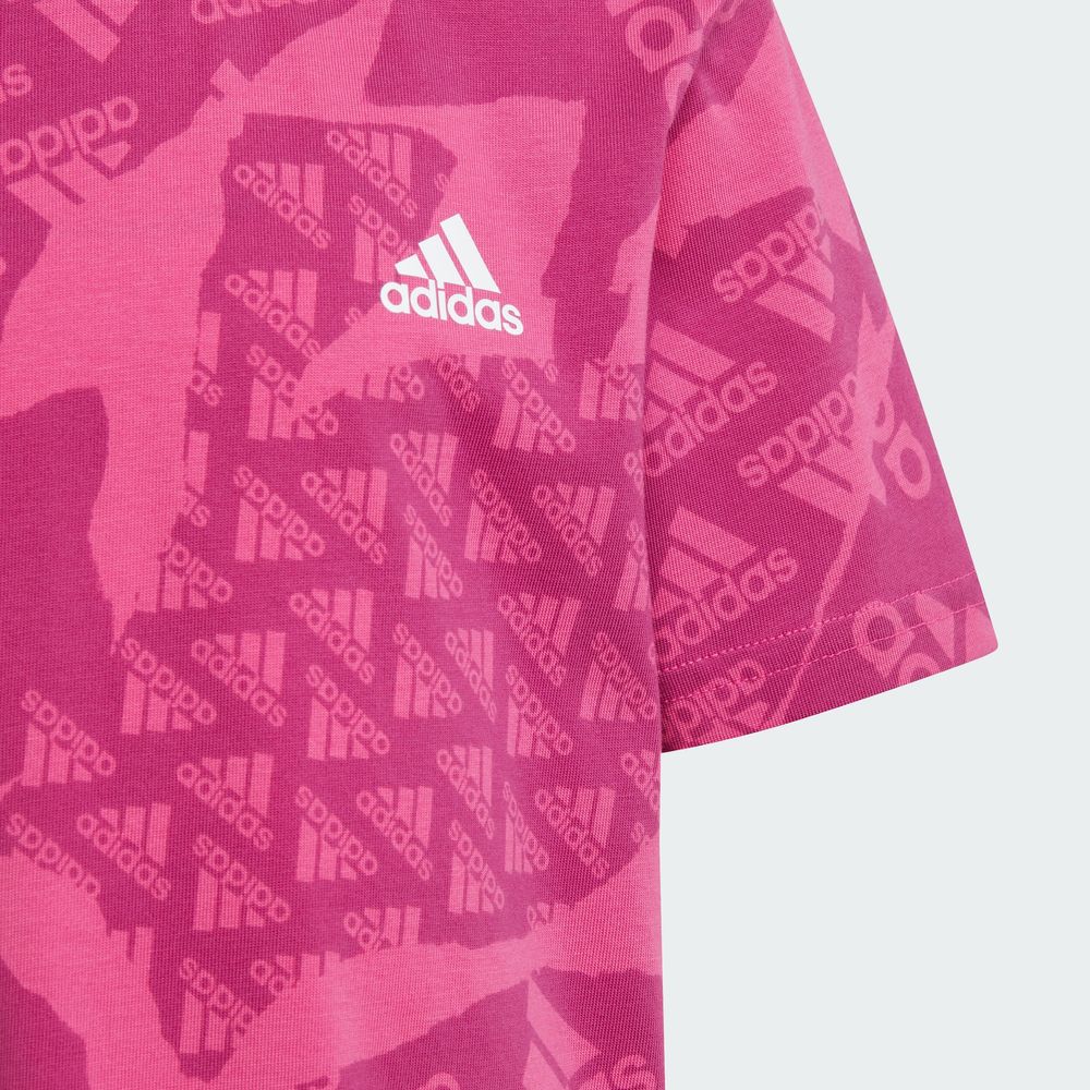 Foto 6 pulgar | Playera Adidas Essentials Rosa para Niño