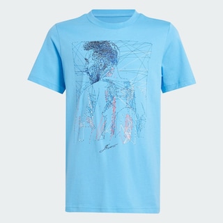 Foto 3 | Playera Messi Fútbol Estampada Kids Adidas Azul Niños